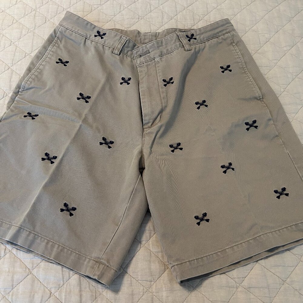 Men's Vineyard Vines Club Shorts Khaki Size 35